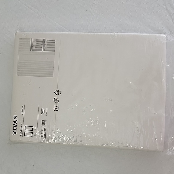 IKEA Accents Ikea Vivan Curtain Panels White Cottonnew Poshmark